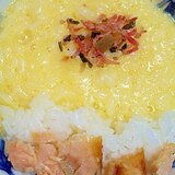 鮭ごはんと卵かけごはん